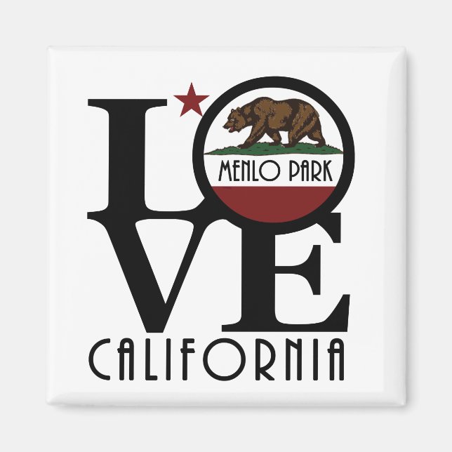Imã LOVE Menlo Park California (Frente)