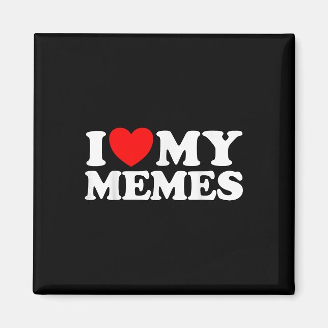 Imã Love My Meme Creator Internet Online (Frente)