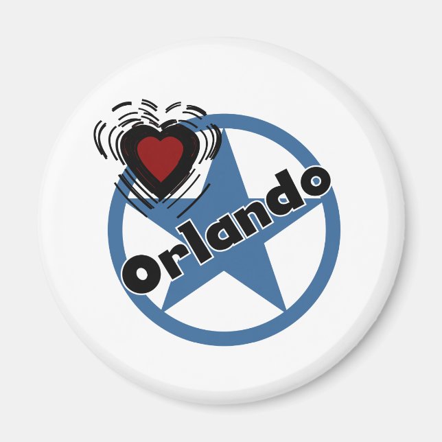 Imã Love Orlando (Frente)