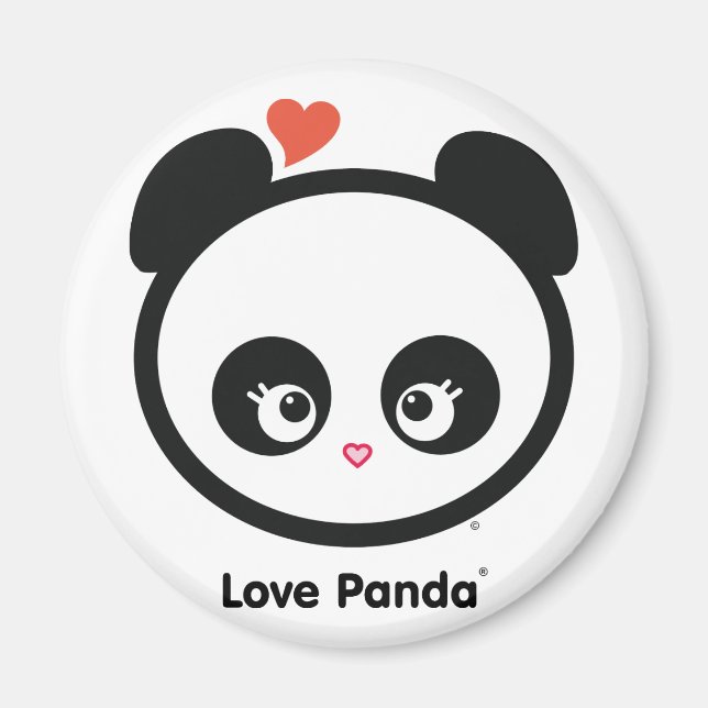 Imã Love Panda® Magnet (Frente)