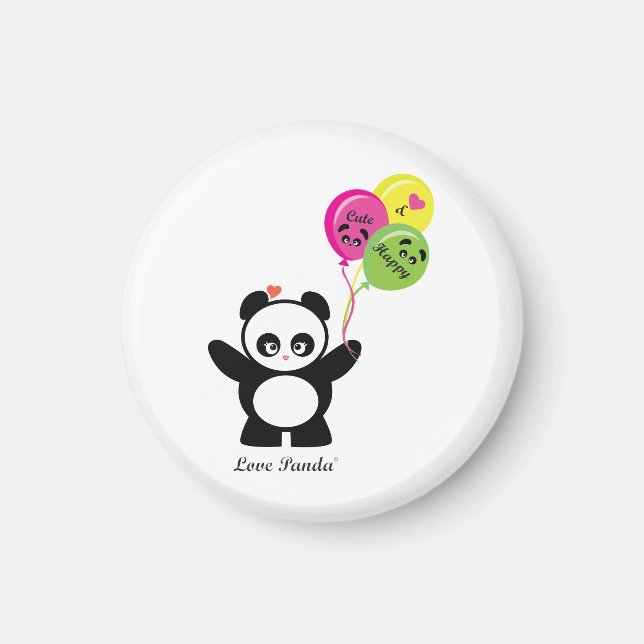 Imã Love Panda® Magnet (Frente)