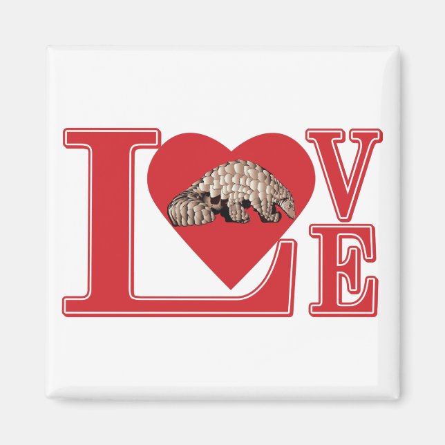Imã LOVE-Pangolin (Frente)