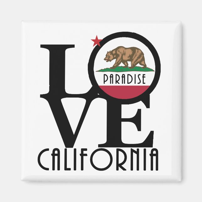 Imã LOVE Paradise California (Frente)