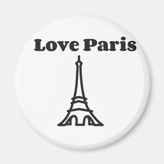 Imã Love Paris (Frente)