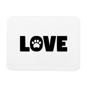 Ímã Love Paw Print