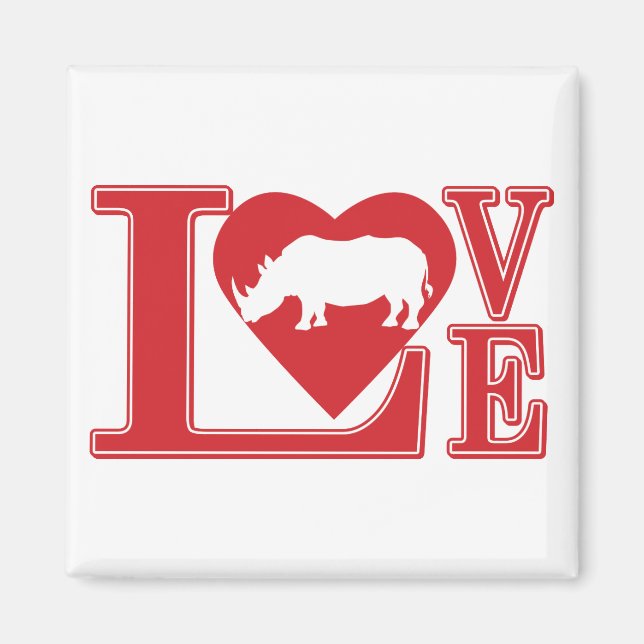Imã Love-Rhinos (Frente)