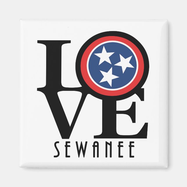 Imã LOVE Sewanee Tennessee (Frente)