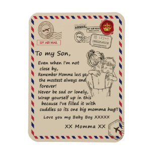 Ímã Love Son   Carta À Minha Filha Ama-Te, Menino
