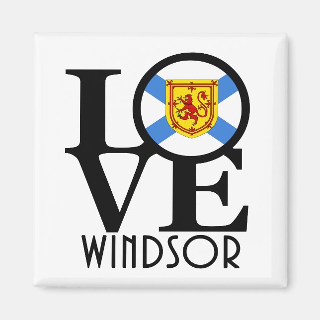 Imã LOVE Windsor Nova Escócia (Frente)
