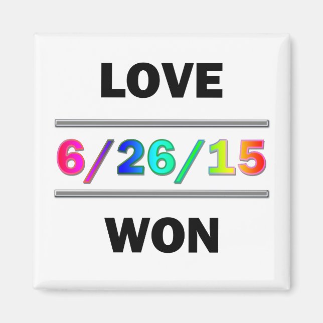 Imã Love Won (Frente)