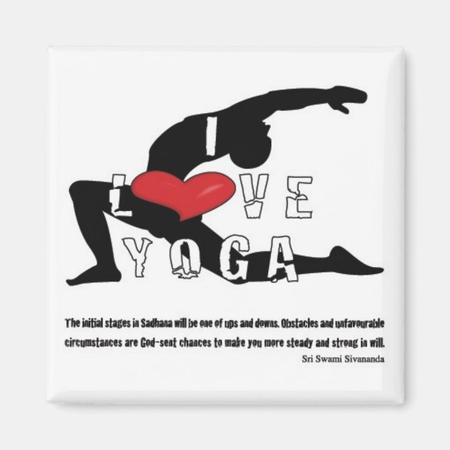 Imã Love Yoga (Frente)
