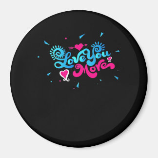 Imã Love You More Clean Typography Style 