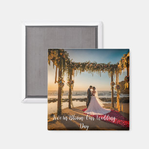 Imã #LoveinBloom:OurWeddingDayMagnet