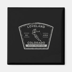 Imã Loveland Colorado Snow Skiing