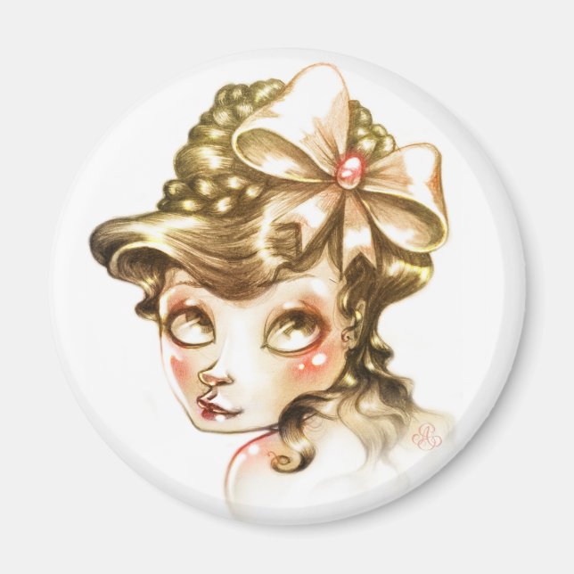 Imã Lovely face (Frente)