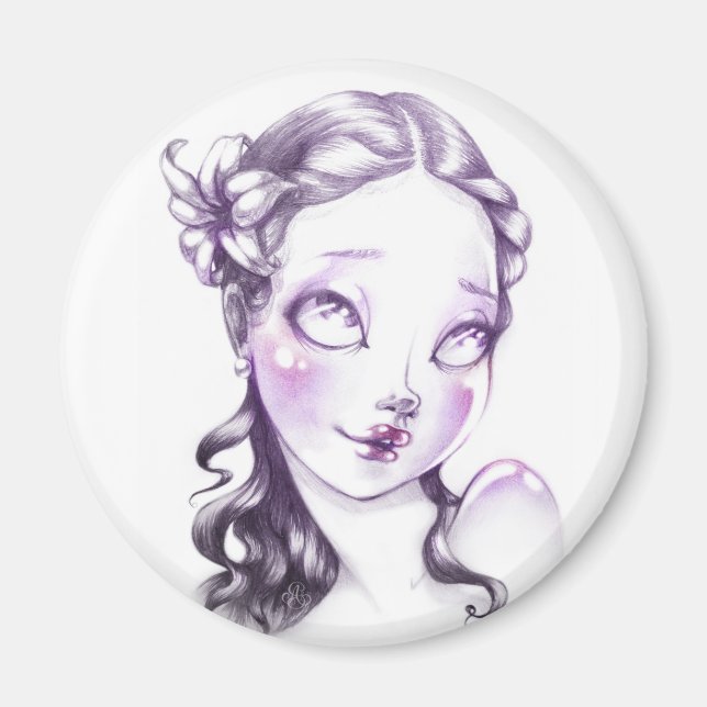 Imã Lovely face (Frente)