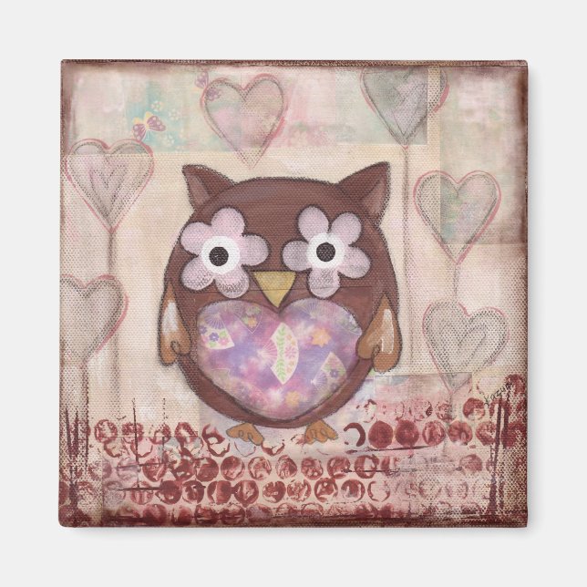 Imã Lovely Owl Magnet (Frente)