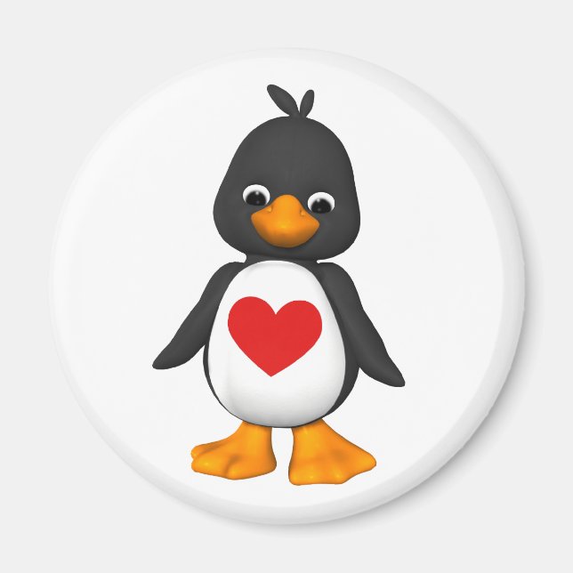 Imã Lovey The Penguin Magnet (Frente)