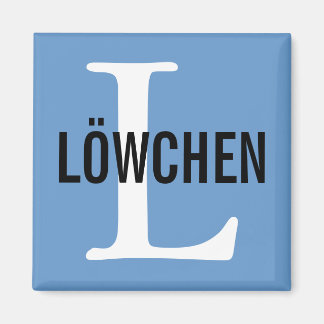 Imã Löwchen Breed Monograma Design