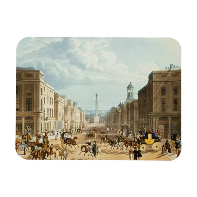 Ímã Lower Regent Street, pub. por Ackermann, c.1835 (c (Horizontal)