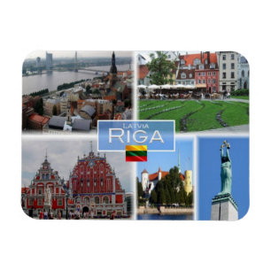 Ímã LT Lituânia Letónia Lietuva - Riga -