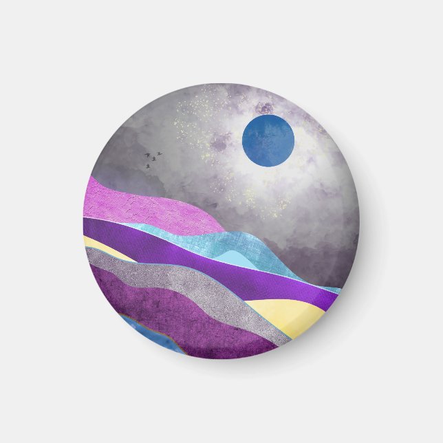 Imã Lua Azul (Frente)