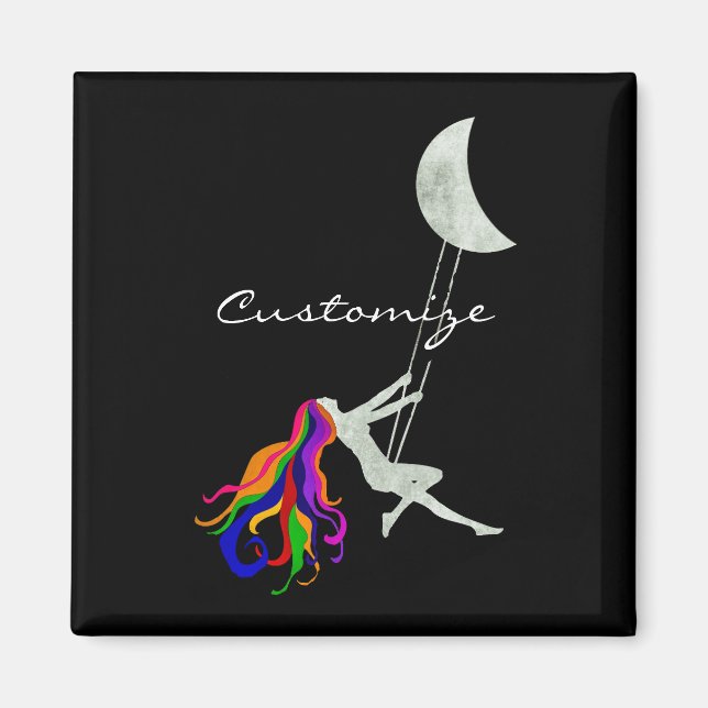 Imã Lua balançando cabeça vermelha Thunder_Cove (Frente)