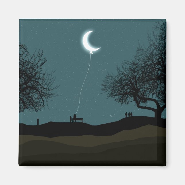 Imã Lua Balão (Frente)