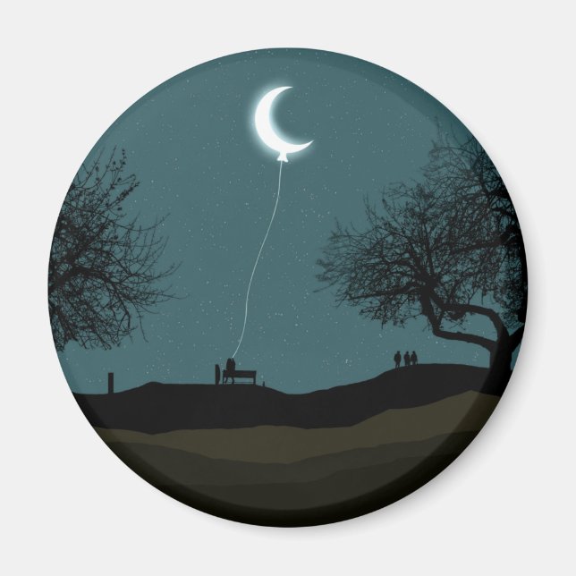 Imã Lua Balão (Frente)