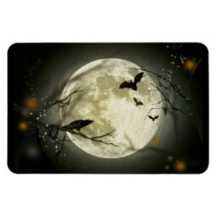 Ímã Lua cheia no Halloween
