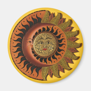 Imã Lua de Cancun e ímã maias de Sun