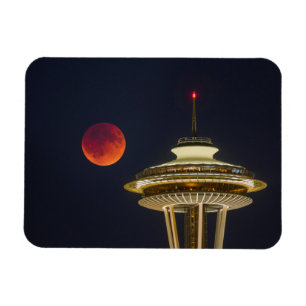 Ímã Lua de Sangue   Agulha Espacial de Seattle