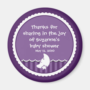 Imã Lua e estrela (roxo escuro)