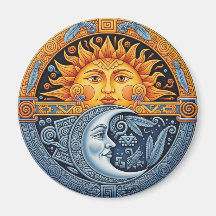 Lua mexicana e ímã solar