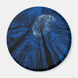 Imã Lua no Céu Noturno