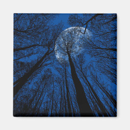 Imã Lua no Céu Noturno