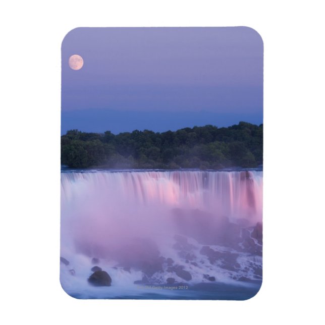 Ímã Lua sobre as cataratas de Niágara (Vertical)