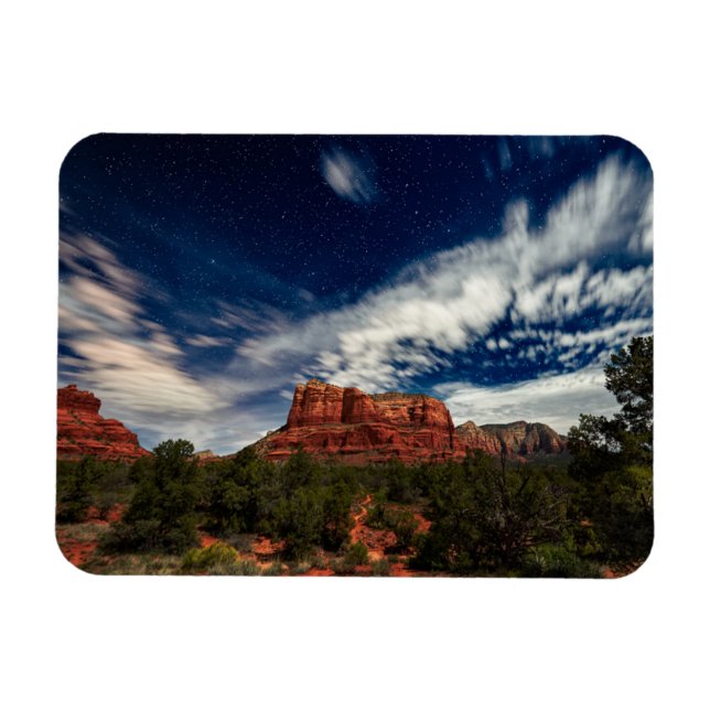 Ímã Lua sobre Sedona, Arizona (Horizontal)