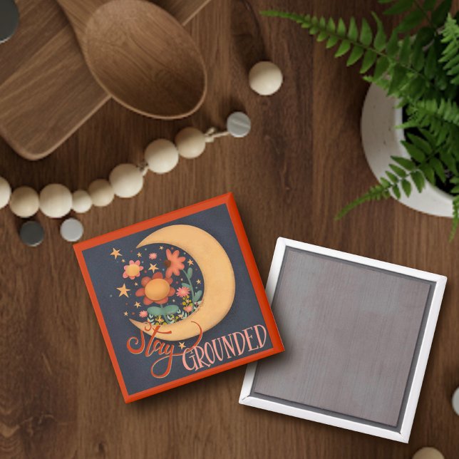 Imã Lua Whimsical Permaneça Acesa Inspirividade De Cit (Criador carregado)