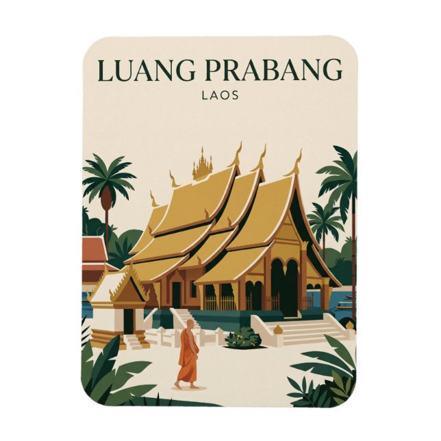 Ímã Luang Prabang Laos (Vertical)