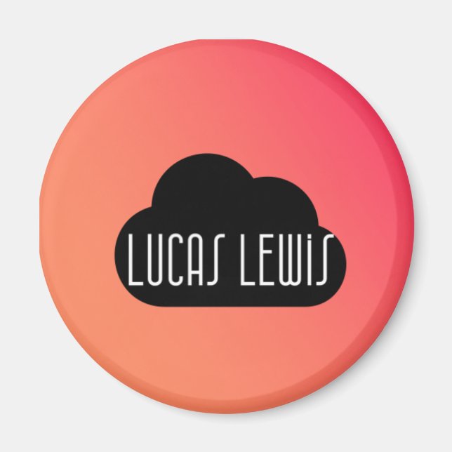 Imã Lucas Lewis Logo Magnet (Frente)