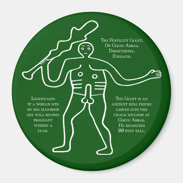 Imã Lucky Cerne Giant, ímã gigante (Frente)