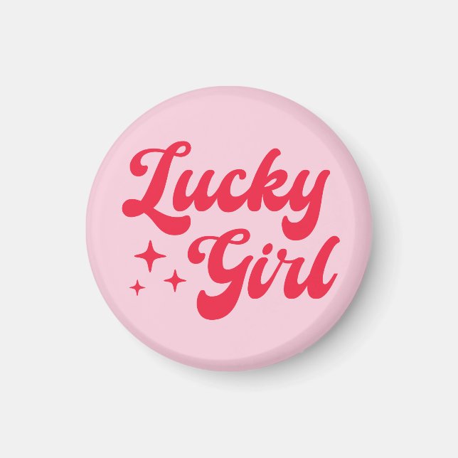 Imã Lucky Girl (Frente)