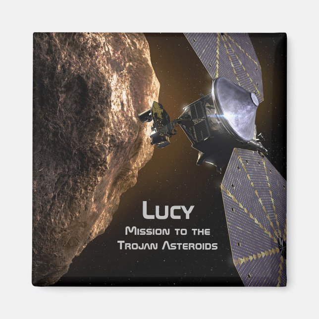 Imã Lucy Mission to Study Trojan Asteroids (Frente)