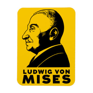 Ímã Ludwig von Mises Premium Flexi Magnet