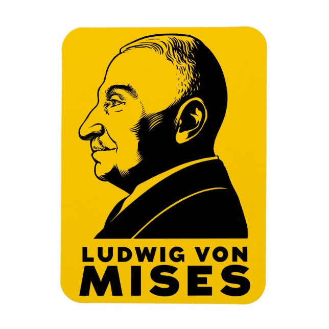 Ímã Ludwig von Mises Premium Flexi Magnet (Vertical)
