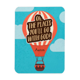 Ímã Lugares onde você vai com o magnata DEUS