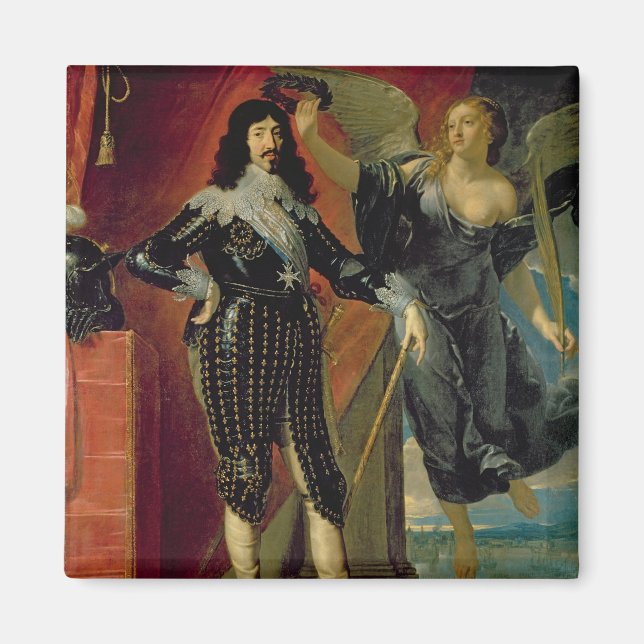 Imã Luís XIII Crowned por Vitória, 1635 (Frente)