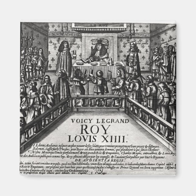 Imã Luís XIV administrando justiça (Frente)