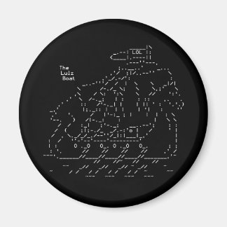 Imã Lulz Security Lulz Boat Magnet